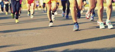 people running
