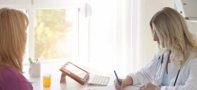 doctor meeting with patient
